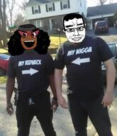 black_skin bleached bossswagmaster bsm bwc chud friendship love nigger t-shirt variant:chudjak variant:soytan // 413x480 // 244.0KB