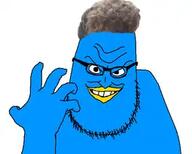 beak beard bird black_glasses blue_skin evil eyeglasses glasses series:x_inmigrants smile syndrome_(the_incredibles) the_incredibles twitter_immigrant variant:syndromejak x x_(social_network) xitter xitter_immigrant // 255x204 // 47.0KB