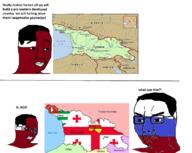 abkhazia armenia azerbaijan flag flag:abkhazia flag:georgia_(country) flag:georgia_(country,_old) flag:russia flag:south_ossetia georgia glasses map russia south_ossetia tbilisi text turkiye variant:chudjak // 667x531 // 212.7KB