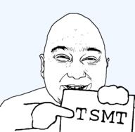 ear eyebrows eyes holding_object meta:tagme mouth nose open_mouth sign stubble text variant:igor // 736x720 // 17.1KB