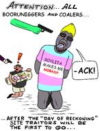 a_wyatt_mann amerimutt body_pillow crying gun lemon_(user) marioman7890 my_little_pony namefag_drama namefags nutbuster445 obese political_cartoon subvariant:impish_amerimutt transgender_flag variant:bernd // 456x600 // 61.0KB