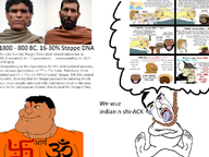2soyjaks ack bloodshot_eyes crying hindu india multiple_soyjaks nas:wojak nas:yes_chad rope subvariant:mexiaryan subvariant:patrick suicide swastika text variant:bernd variant:chudjak variant:meximutt // 1000x750 // 639.1KB