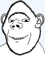 closed_mouth deformed ear hair smile stubble subvariant:ishish template transparent_background unibrow variant:impish // 650x825 // 51.9KB