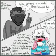 amerimutt beard black_eyes canned_food decent_human_being ear gigachad grey_skin hair lips pink_skin pooner red_lips smile stubble teeth top_surgery tranny_artstyle variant:impish_soyak_ears wordswordswords // 1053x1053 // 357.5KB