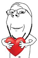 arm glasses hand heart holding_heart holding_object looking_at_you meta:GET smile soyjak stubble subvariant:wholesome_soyjak variant:gapejak white_background // 676x1021 // 117.1KB