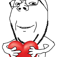 arm glasses hand heart holding_heart holding_object looking_at_you meta:get series:genre_defining smile soyjak stubble subvariant:wholesome_soyjak variant:gapejak white_background // 676x1021 // 117.1KB