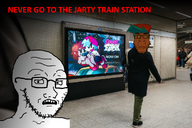 artist:conservativewaluigi beard black_skin boyfriend_(friday_night_funkin') brown_skin creepypasta fnf fnf_pedo friday_night_funkin' girlfriend_(friday_night_funkin') glasses irl_background series:brimstone_creepypastas subvariant:chudplier subvariant:soyak_(concerned) text train_station trend:jartycuck variant:chudjak variant:markiplier_soyjak variant:soyak // 1080x720 // 987.9KB