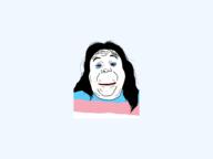 closed_mouth flag hair happy makeup smile soyjak stubble template text tranny variant:alicia // 1920x1440 // 76.6KB
