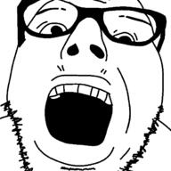 glasses original soyjak stubble variant:dubbbzjak // 612x612 // 9.5KB