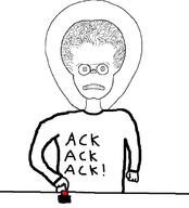ack arm big_brain button chud clenched_teeth hand mars mars_attacks millions_must_die movie soy_parody soyjak subvariant:chudjak_front text variant:chudjak // 615x680 // 58.6KB