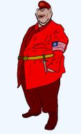 armband belt boot cap clothes fat flag:united_states full_body goyslop hat israel jacket mcdonalds mutt mutt_lips obese red_jacket red_pants red_shirt red_shoes series:eatlers shoe star_of_david subvariant:impish_amerimutt sword tan_skin united_states usa_flag variant:impish_soyak_ears zog // 1400x2300 // 64.3KB