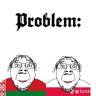 2soyjaks belarus caption flag:belarus flag:poland lips meme poland shittok_watermark tranny troon troonella variant:bernd // 1080x1080 // 425.8KB