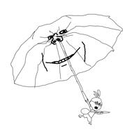 chicken_little crying incomprehensible_woahjack objectsoy soyjak swede umbrella variant:cryboy_soyjak variant:impish_soyak_ears woahjack // 539x536 // 72.0KB