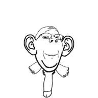 closed_mouth ear foot glasses smile soyjak stubble subvariant:wholesome_soyjak variant:gapejak // 1000x1000 // 21.0KB