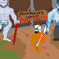 3soyjaks angry animated bloodshot_eyes blue_skin buff castle censored closed_mouth crying drawn_background ear fist full_body gem gem_skin glasses holding_object holding_sword large_eyebrows open_mouth pixelplanet selfish_little_fuck smile soyjak spoon stubble sword text thick_eyebrows variant:cryboy_soyjak variant:impish_soyak_ears weapon yoba_face // 1000x700 // 2.6MB