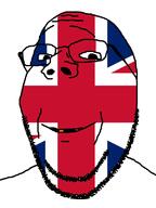 anglo british country flag flag:united_kingdom glasses missing_teeth open_mouth smile soyjak stubble subvariant:wholesome_soyjak united_kingdom variant:gapejak yellow_teeth // 600x800 // 24.3KB