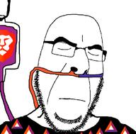 basic_attention_token biz_(4chan) brave_browser closed_eyes closed_mouth clothes cryptocurrency glasses hospital intravenous_drip nasal_cannula soyjak stubble variant:cobson // 756x743 // 166.7KB