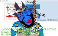 Kevin_FPE Warrior-Z(user) abdourahamane_tchiani accessory ack admin aes alliance_of_sahel_states andre_live angry animal argentina argentina_national_football_team army arrow award balaclava ball ban banned_user beret big_lips bloodshot_eyes blue_jacket blush book buck_teeth circle closed_mouth clothes coup crown daisys_destruction dark_skin david_münnich daxcarlton dog_ear dog_ears ear eyebrows eyes faggot fang fat father femjanny flag:espírito_santo flag:minor_attracted_person fpe freckles fundamental_paper_education game gem germany glasses gooner green_text hair hand hanging hat headphones holding_leg holding_object horn internet islam jacket janny janzyalgo_(namefag) jersey kenny_the_rabbit_studios kick king letters lionel_messi lips logo looking_at_you maman_sani_maigochi map_(pedophile) mask meta:pornographic_content meta:tagme military military_beret military_cap military_hat military_jacket military_uniform muslims mustache muttoid namefags nerd niger nigeria nigerian_television_authority nose notpron nta obese online online_riddle open_mouth outline pedophile peruvian plus_two_comedy quote rabbit rabbit_ears red red_text rent_free riddle rope scepter shorts sign singer smile soccer soccer_ball soybooru soyjak soyjak_party soyjak_wiki stubble subvariant:massjak subvariant:science_lover tchiani teeth television template text tragedyjakking transparent transparent_background tree trihard variant:feraljak variant:gapejak variant:markiplier_soyjak variant:meximutt website white_hair white_text world_soccer_champs yellow_skin yellow_teeth // 1257x786 // 610.8KB