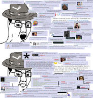 2soyjaks angry clothes compilation demons_souls excited fedora gamergate glasses hat open_mouth pc playstation reddit screenshot sony soyjak steam text v_(4chan) variant:chudjak video_game wordswordswords // 1868x1958 // 1.6MB