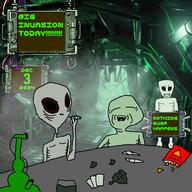 alien chips chud december_3 doritos green_skin grey_alien grey_skin holding_object holding_sign marijuana nothing_ever_happens subvariant:chudjak_front text variant:chudjak // 2000x2000 // 2.7MB