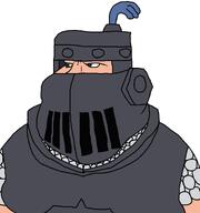 armor blue_eyes bolts chainmail clash_royale eyes_like_the_o-o-cean fat feather helmet mega_knight variant:meximutt video_game white_background white_skin // 888x949 // 15.7KB