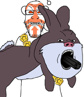 2soyjaks ammo_belt angry animal big_chungus face_paint flemish_giant full_body glasses gun holding_object meta:fixed_version rabbit reddit reddit_gold series:animaljaks smile snoo stubble subvariant:wholesome_soyjak traced upvote variant:gapejak variant:markiplier_soyjak // 1167x1351 // 168.0KB