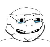 crying glasses soyjak stubble variant:roundjak // 821x787 // 21.2KB