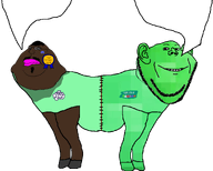 2soyjaks award bald big_lips black_skin brown_skin closed_mouth clothes conjoined discord discord_logo_facial_mark ear emerald emerald_(namefag) eyebrows garten_of_banban glasses goatee green_skin greg_(pedophile) greg_(user) hair looking_at_you meta:namefags mexico meximutt mustache mutt mutt_lips my_little_pony nose pony smile speech_bubble speech_bubble_empty stubble subvariant:morbidmutt teeth transparent transparent_background variant:impish_soyak_ears variant:meximutt // 2000x1600 // 177.5KB