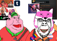 bag beanie bisexual bloodshot_eyes crying dogtags faggot faggots female foid_artstyle foid_brimstone fox fox_hat fur furfag furry furtranny gay grenade homosexual lime lime_green open_mouth oxygen_tank pink_skin pooner purple_hair pyro_(tf2) rope scout_(tf2) soyjak suicide team_fortress team_fortress_2 tongue tranny trans troon_fortress_2 troonella troonslop variant:bernd variant:meximutt video_game // 2072x1500 // 1.7MB