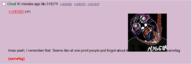 black_skin deformed glasses hair hanging inverted mustache nigger open_mouth purple_hair rope samefag screenshot soyjak soyjak_party stubble suicide text tranny variant:bernd yellow_teeth // 891x296 // 48.6KB