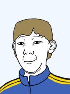 closed_mouth clothes ear east_germany free_germany_youth germany hair neutral soyjak variant:kuzjak yellow_hair // 450x600 // 34.4KB