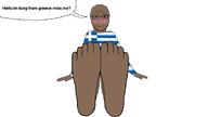 blush feet_showing flag:greece foot korg_(namefag) korg_from_greece speech_bubble subvariant:soyak_front text variant:soyak white_background // 1366x768 // 129.6KB