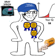 adhd award awards drugs full_body iq_bell_curve please_be_patient_i_have_autism retard spade subvariant:soyak_(smug) tiktok variant:soyak xray // 1252x1280 // 221.7KB