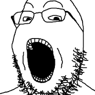 glasses no_nose open_mouth soyjak stubble variant:gapejak // 600x800 // 18.1KB