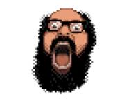 animated beard glasses judaism open_mouth pixel_art soyjak variant:ignatius // 400x300 // 63.9KB