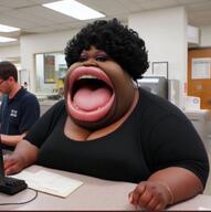 afro angry big_lips black_queen earring irl meta:ai_generated meta:nas meta:variant_origin screaming series:irl_soyjaks variant:sheboonjak // 1290x1299 // 142.4KB