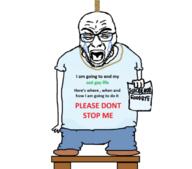 chair closed_mouth clothes crying full_body glasses holding_object open_mouth rope stubble suicide text variant:rupturejak wordswordswords // 740x650 // 178.5KB