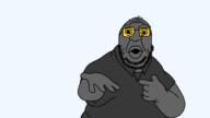 admin big_lips double_chin eyebrows fat grey_skin hand head obese showing_something soot soyjak_party stubble surprised sweating sweaty transparent_background variant:nopejeet wrinkles // 1703x954 // 37.3KB