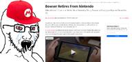 beard bloodshot_eyes clothes crying glasses hand hat mario nintendo nintendo_switch open_mouth original_content red_eyes sad stubble subvariant:crying_soyak2 text variant:soyak video_game wrinkles // 1352x637 // 376.3KB