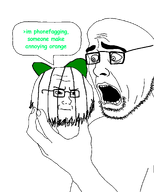 arrow ball closed_mouth glasses greentext onion open_mouth phonefag scared speech_bubble text variant:soyak variant:talkingballsoyjak // 1080x1350 // 41.3KB