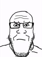 angry animated closed_mouth frown glasses hand head_box pointing pointing_at_viewer rocket soyjak stubble variant:markiplier_soyjak // 251x338 // 152.6KB
