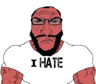angry beard buffsubvariant:muscular_chud glasses i_hate muscles muscular_male punisher_face red_skin soyjak subvariant:science_lover template text variant:markiplier_soyjak // 1059x929 // 330.9KB