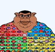 closed_mouth clothes ear fat fixed glasses hair lips mutt polcompball political_compass series:muttverse subvariant:branigger transparent_background variant:brandon variant:meximutt // 1675x1583 // 675.2KB