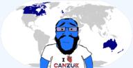 arm australia beard blue_skin canada canzuk clothes glasses i_heart i_love looking_at_you map new_zealand smile subvariant:science_lover tshirt united_kingdom variant:markiplier_soyjak // 1200x616 // 241.2KB