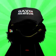 beard clothes coal flag:palestine gavin_newsom gavin_newsom_2028 glasses hat meta:namefags nigger olgol_(spadedfaggot) palestine roblox shitskin smiling_face soyjak subvariant:olgolstein trend:slopjak variant:cobson // 800x800 // 252.2KB