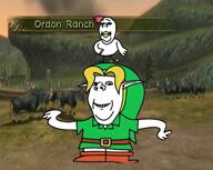 animated artist:PGM blond chicken clothes crying dance dancing_swede drool elf fairy front_facing full_body ganondorf gem hair happy_merchant hylian_text link_(the_legend_of_zelda) medieval multiple_soyjaks orange_hair rubbing_hands subvariant:wholesome_soyjak text the_legend_of_zelda variant:a24_slowburn_soyjak variant:cobson variant:gapejak variant:impish_soyak_ears variant:markiplier_soyjak variant:smugjak video video_game yellow_teeth zelda // 450x360, 18.9s // 3.7MB