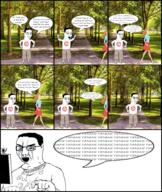 arm closed_mouth comic comic_sans computer crying full_body hair hand incel leg open_mouth pol_(4chan) soyjak speech_bubble stock_image tranny variant:chudjak ywnbaw // 1510x1785 // 841.3KB