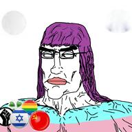 4chan 4cuck black_lives_matter blm_logo buff chud eyebrows faggot flag:black_lives_matter flag:israel flag:lgbt flag:lgbt_pride_flag flag:pride_flag flag:transgender_pride_flag gay glasses israel israeli jews judaism kike lgbt makeup mouth_closed muscular_chud nigger niggerlovers niggers no_ear no_ears pink_hair rainbow subvariant:perceptive_chud thick_eyebrows tranny trans transgender_flag variant:chudjak // 799x799 // 147.8KB