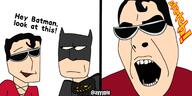 Artist:ayyyple batman batman_(series) comic dc_comics meta:tagme plastic plastic_man stretched variant:cobson // 2169x1080 // 434.7KB