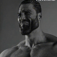 animated crying gigachad grey_skin hugging meta:ai_generated nas:gigachad pixverse_ai plushie sad scared yoshi